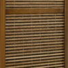 Browning 4-panel Bamboo Room Divider Folding Screen Walnut