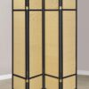 Pearce 4-panel Bamboo Room Divider Folding Screen Natural