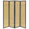 Pearce 4-panel Bamboo Room Divider Folding Screen Natural