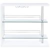 Prescott Rectangular Home Bar Table White High Gloss