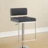 Alameda Adjustable Bar Stool Chrome and Grey