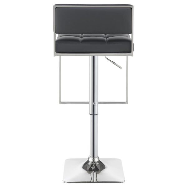 Alameda Adjustable Bar Stool Chrome and Grey