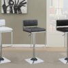 Alameda Adjustable Bar Stool Chrome and Grey