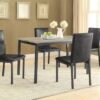 Garza Upholstered Dining Side Chair Black (Set of 2)