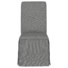 Shawna Upholstered Skirted Side Chair Light Grey (Set of 2)