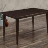 Gabriel Rectangular 59-inch Wood Dining Table Cappuccino
