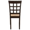 Gabriel Lattice Back Dining Side Chair Cappuccino (Set of 2)
