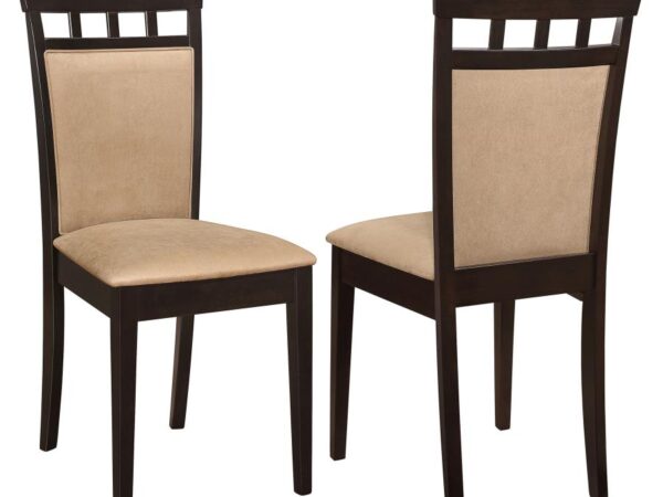 Gabriel Closed Back Dining Side Chair Cappuccino (Set of 2)