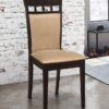 Gabriel Closed Back Dining Side Chair Cappuccino (Set of 2)