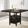 Jaden Square 47-inch Counter Height Dining Table Espresso