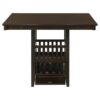 Jaden Square 47-inch Counter Height Dining Table Espresso