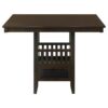 Jaden Square 47-inch Counter Height Dining Table Espresso