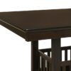 Jaden Square 47-inch Counter Height Dining Table Espresso