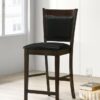 Jaden Upholstered Counter Chair Espresso (Set of 2)
