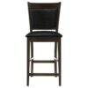 Jaden Upholstered Counter Chair Espresso (Set of 2)