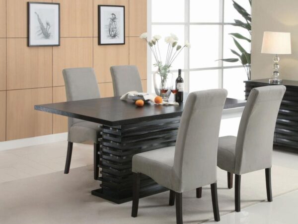Stanton 5-piece Rectangular Dining Table Set Grey