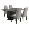 Stanton 5-piece Rectangular Dining Table Set Grey