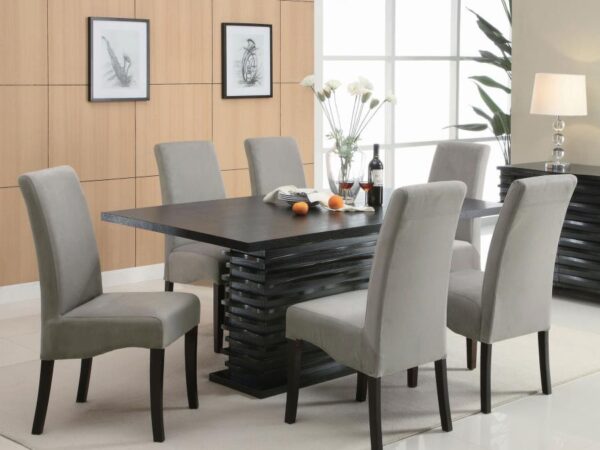 Stanton 7-piece Rectangular Dining Table Set Grey