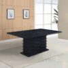 Stanton Rectangular 66-inch Dining Table Black