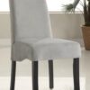 Stanton Velvet Upholstered Dining Side Chair Grey (Set of 2)