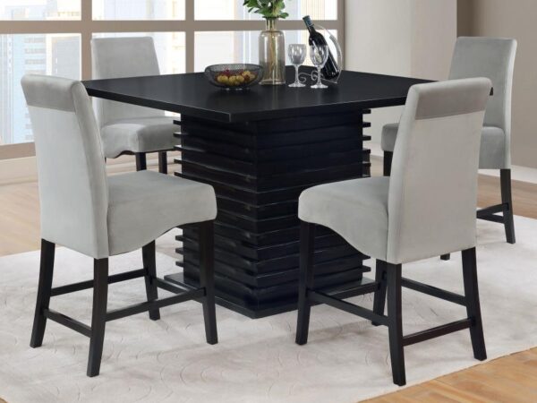 Stanton 5-piece Square Counter Height Dining Table Set Grey