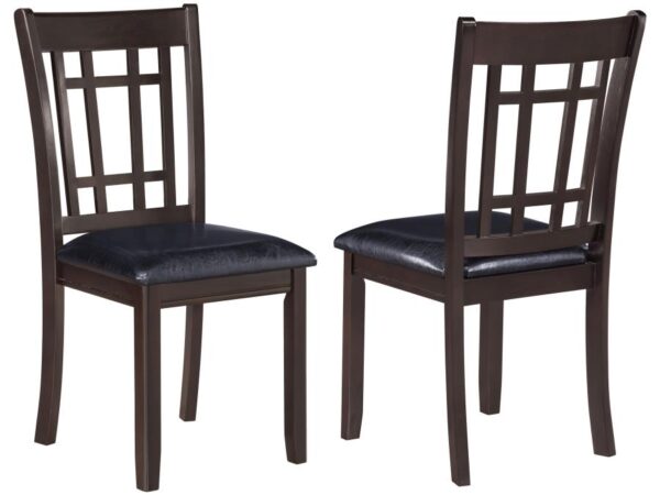 Lavon Wood Dining Side Chair Espresso (Set of 2)