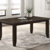 Dalila Rectangular 66-inch Wood Dining Table Cappuccino