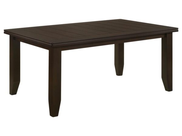 Dalila Rectangular 66-inch Wood Dining Table Cappuccino