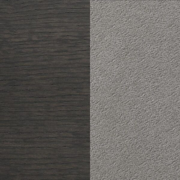 Dalila Wood Dining Side Chair Dark Grey (Set of 2)