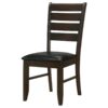 Dalila Wood Dining Side Chair Cappuccino (Set of 2)