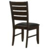 Dalila Wood Dining Side Chair Cappuccino (Set of 2)