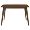 Kersey 5-piece Rectangular Dining Table Set Chestnut