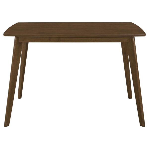 Kersey 5-piece Rectangular Dining Table Set Chestnut