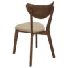 Kersey Wood Dining Side Chair Chestnut (Set of 2)