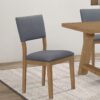 Sharon Fabric Upholstered Dining Side Chair Brown (Set of 2)