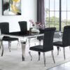 Betty Velvet Upholstered Dining Side Chair Black (Set of 4)