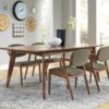 Malone 5-piece Rectangular Dining Table Set Dark Walnut