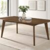 Malone Rectangular 78-inch Wood Dining Table Dark Walnut