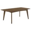 Malone Rectangular 78-inch Wood Dining Table Dark Walnut