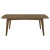 Malone Rectangular 78-inch Wood Dining Table Dark Walnut