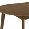 Jedda 5-piece Oval Dining Table Set Dark Walnut