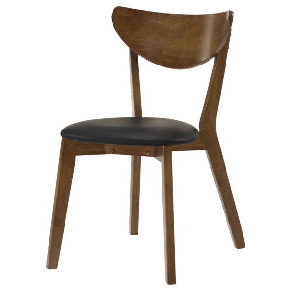Jedda Wood Dining Side Chair Dark Walnut (Set of 2)