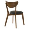 Jedda Wood Dining Side Chair Dark Walnut (Set of 2)