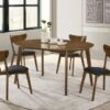 Jedda Wood Dining Side Chair Dark Walnut (Set of 2)
