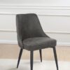 Cosmo Upholstered Dining Side Chair Grey (Set of 2)
