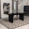 Catherine Rectangular 84-inch Wood Dining Table Black