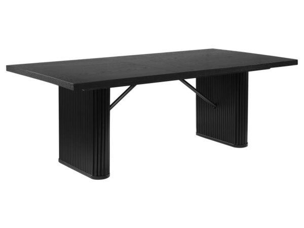 Catherine Rectangular 84-inch Wood Dining Table Black