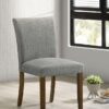 Cantley Upholstered Dining Side Chair Grey (Set of 2)