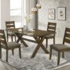 Alston 5-piece Rectangular Dining Table Set Knotty Nutmeg