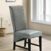 Barrand Upholstered Dining Side Chair Grey (Set of 2)